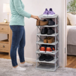 6 LAYER FOLDING SHOE RACK - Image 2