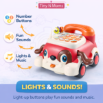 PUPPY TELEPHONE TOY CAR WITH SOUND - Image 2