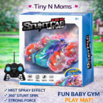 RC STUNT CAR WITH METALIC UV COLOUR AND SMOKE