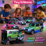 3 SPRAY RC SUV CAR 2.4 GHZ REMOTE CAR WITH LIGHTS AND SMOKE - Image 2