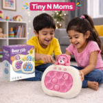 BEAR CUB FAST PUSH GAME POP WITH LIGHT AND SOUND - Image 2