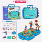 1.1 DINO THEME DRILL & SCREW BOARD TOY
