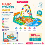 BABY TODDLER MAT WITH MUSICAL PIANO - Image 6